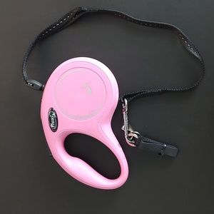 Flexi classic S cord 5m dog leash light pink